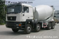 陜汽 德龍F(tuán)3000 375馬力 8X4 混凝土攪拌車(加長(zhǎng)平頂)(SX5315GJBJT346)